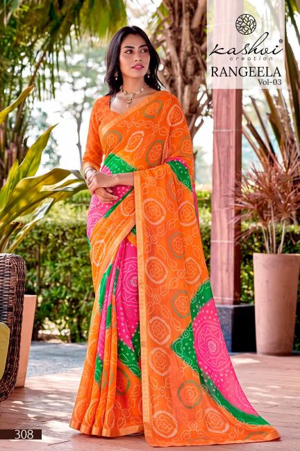 Kashvi rangeela vol-3 surat textile market sarees